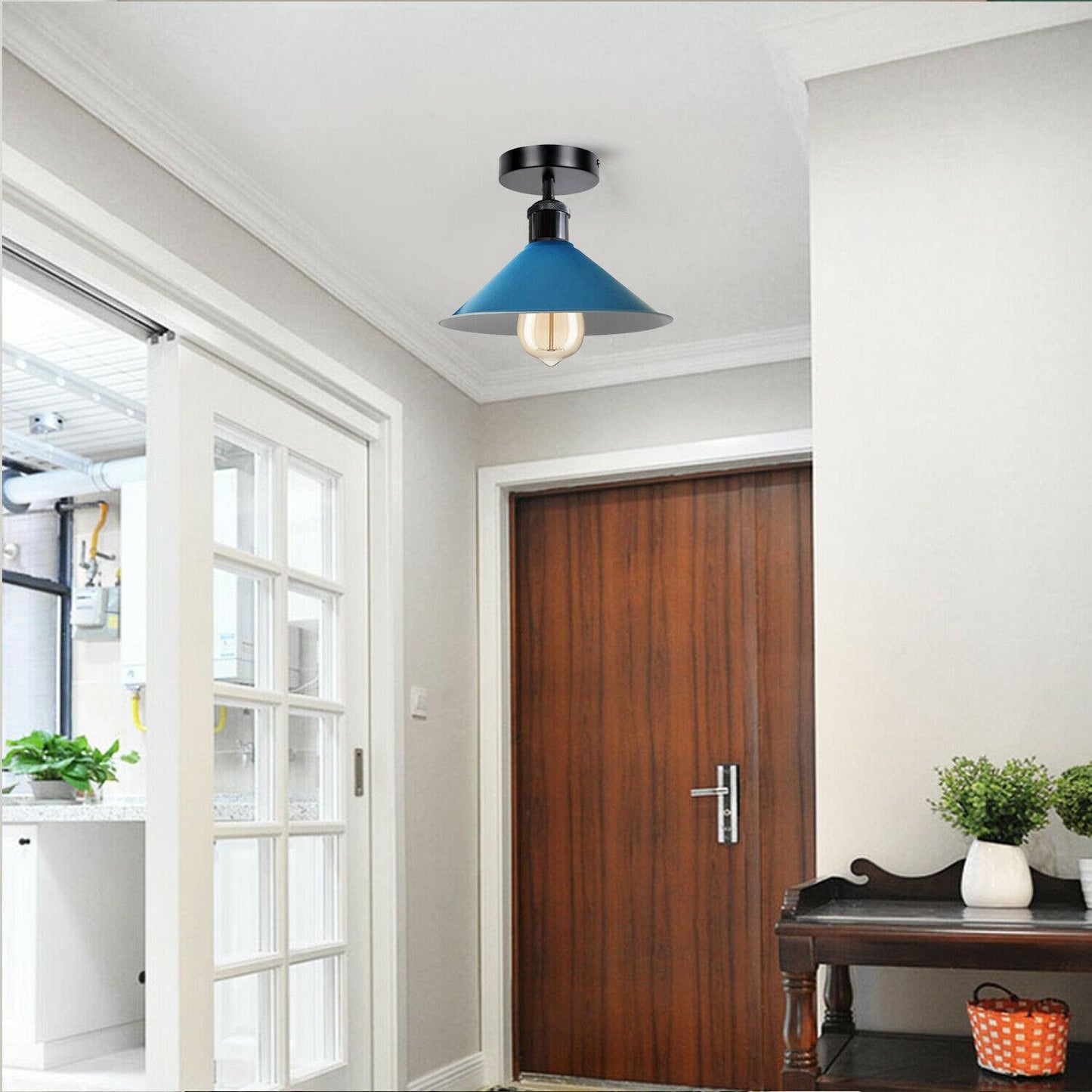 Ario – Industrial Metal Shade Lighting for Modern Living Rooms