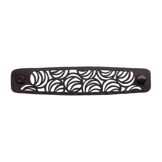 Lunar Crescent Recycled Rubber Cuff product view