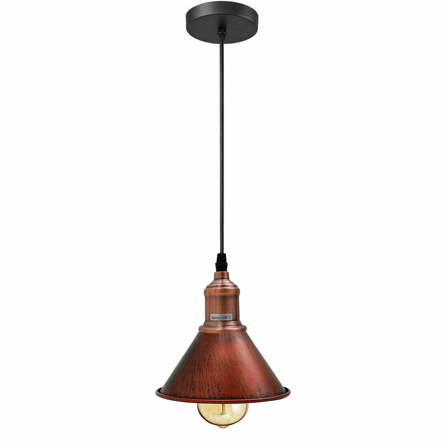 Modern Vintage Ceiling Pendant Light Cone Shade Shape Hanging Light