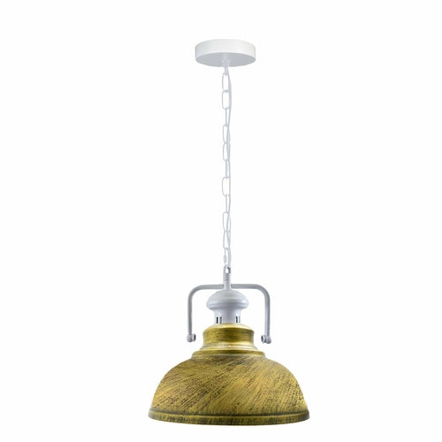 Pendant Barn Light with Chain Indoor Lighting Various Colours