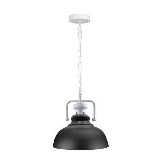 Pendant Barn Light with Chain Indoor Lighting Various Colours