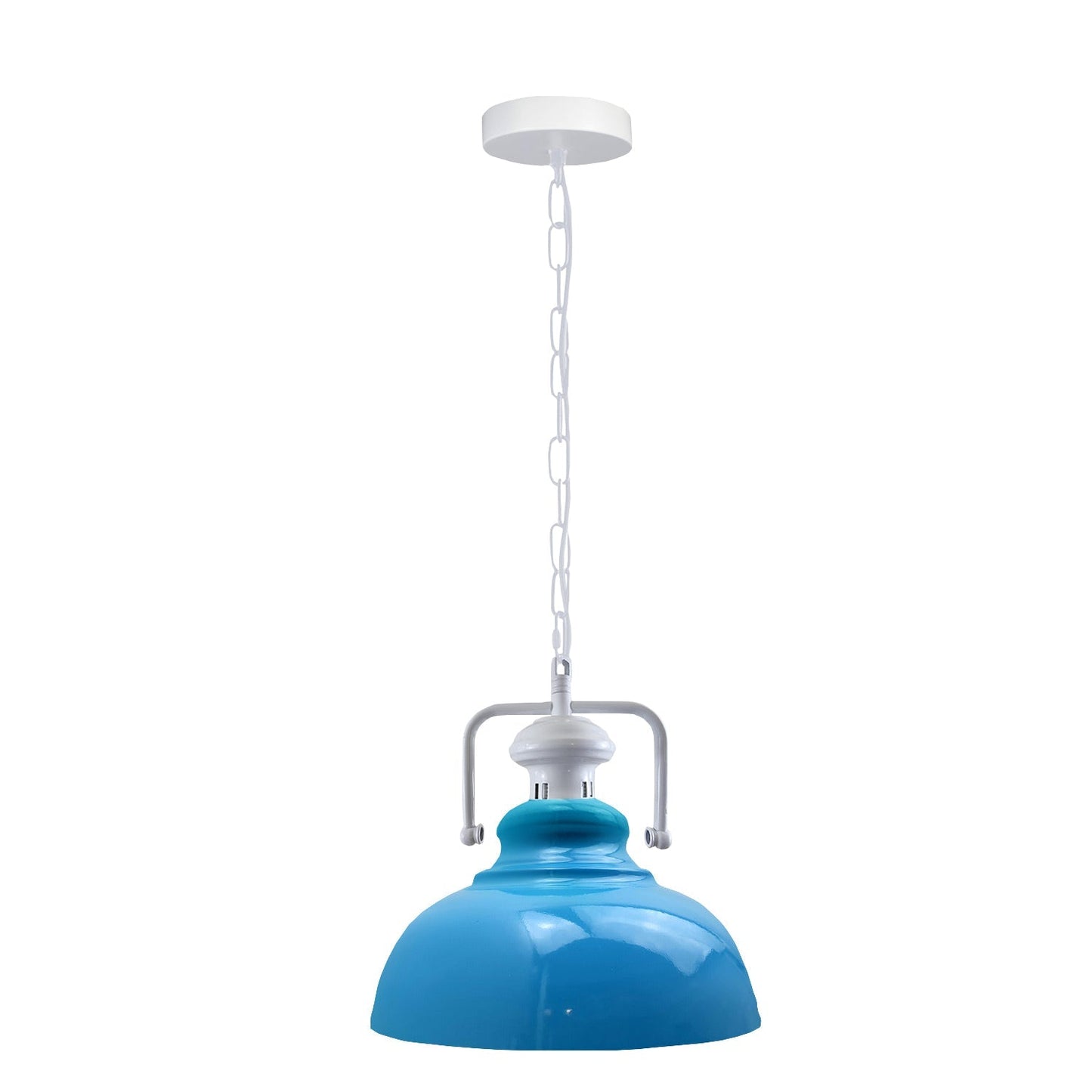 Pendant Barn Light with Chain Indoor Lighting Various Colours