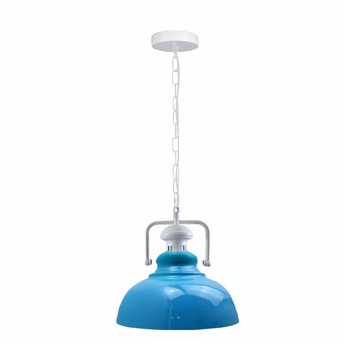 Pendant Barn Light with Chain Indoor Lighting Various Colours