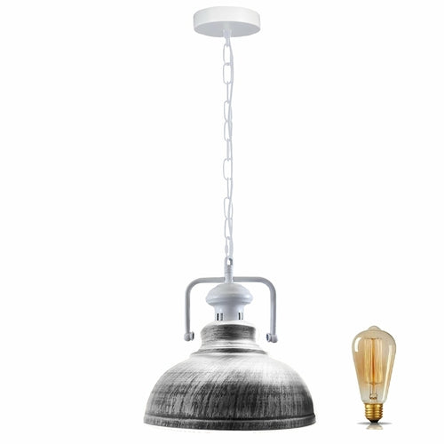 Pendant Barn Light with Chain Indoor Lighting Various Colours