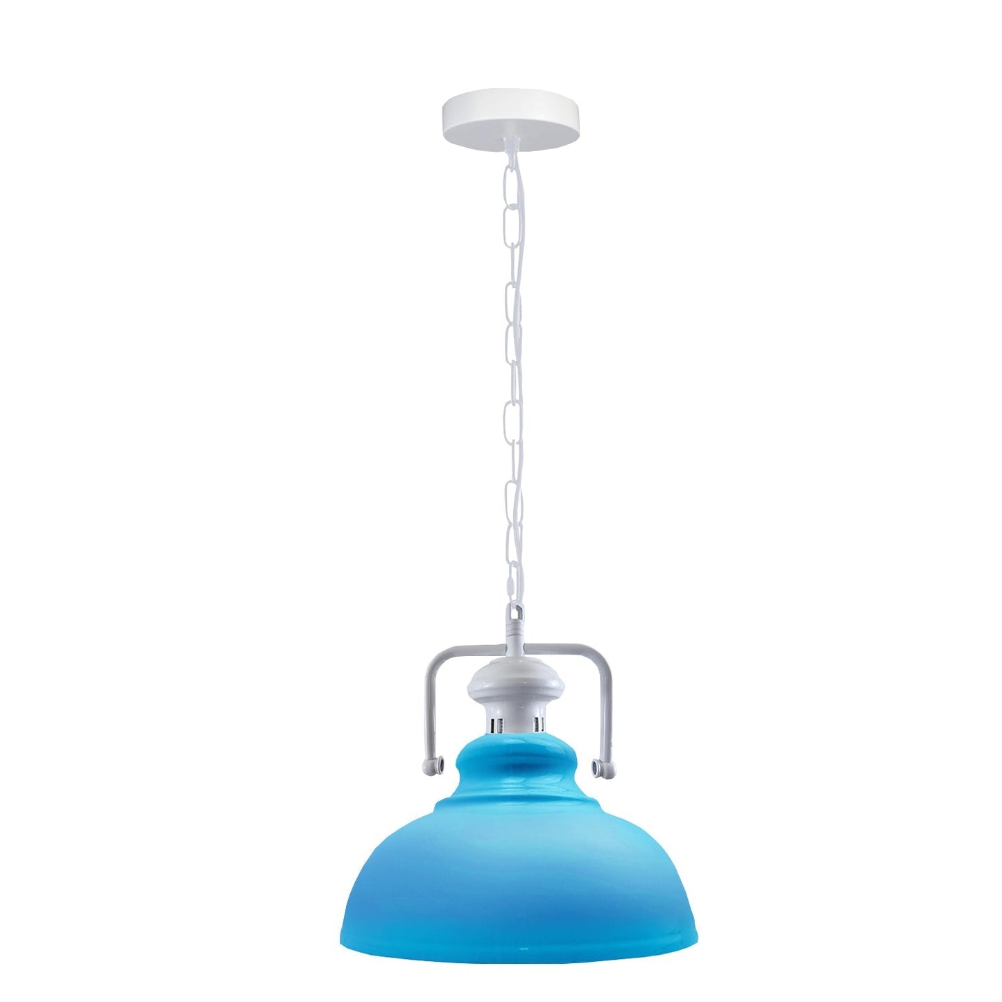 Pendant Barn Light with Chain Indoor Lighting Various Colours