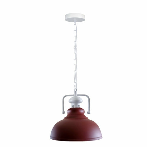 Pendant Barn Light with Chain Indoor Lighting Various Colours