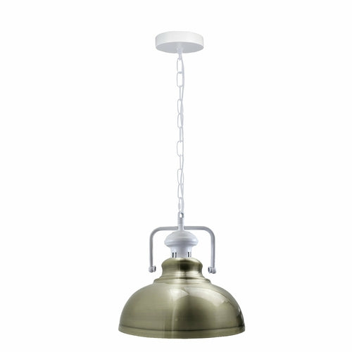 Pendant Barn Light with Chain Indoor Lighting Various Colours