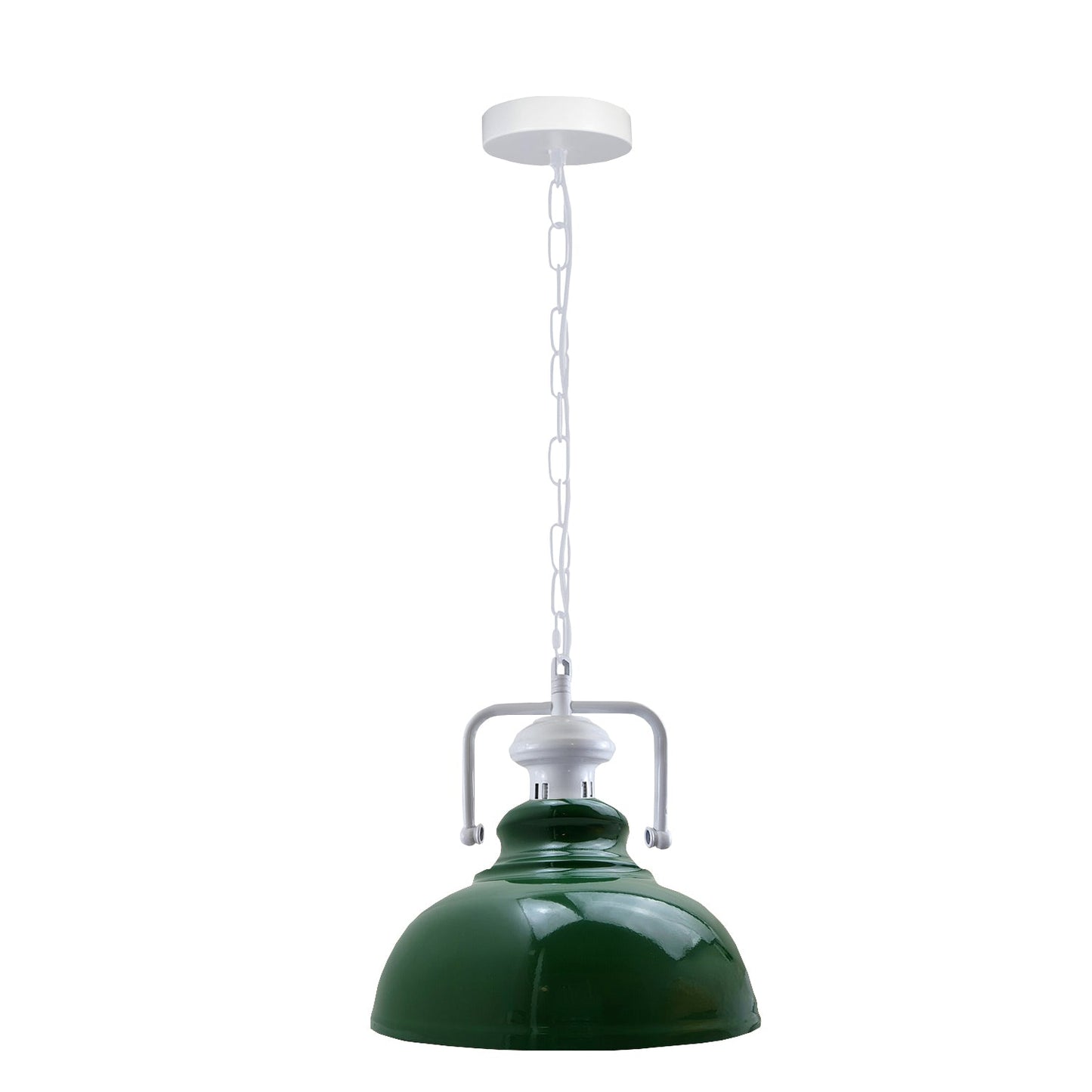 Pendant Barn Light with Chain Indoor Lighting Various Colours