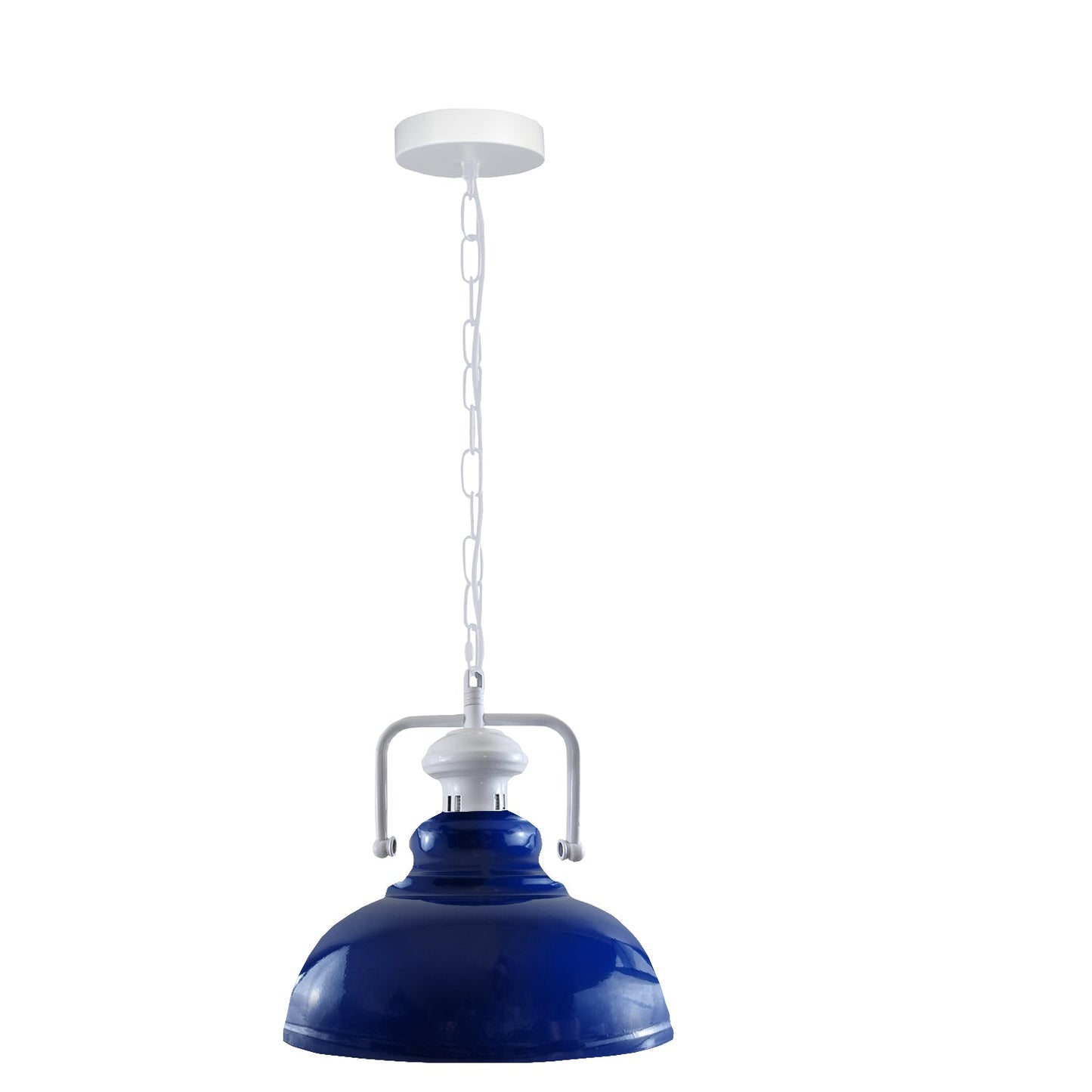 Pendant Barn Light with Chain Indoor Lighting Various Colours