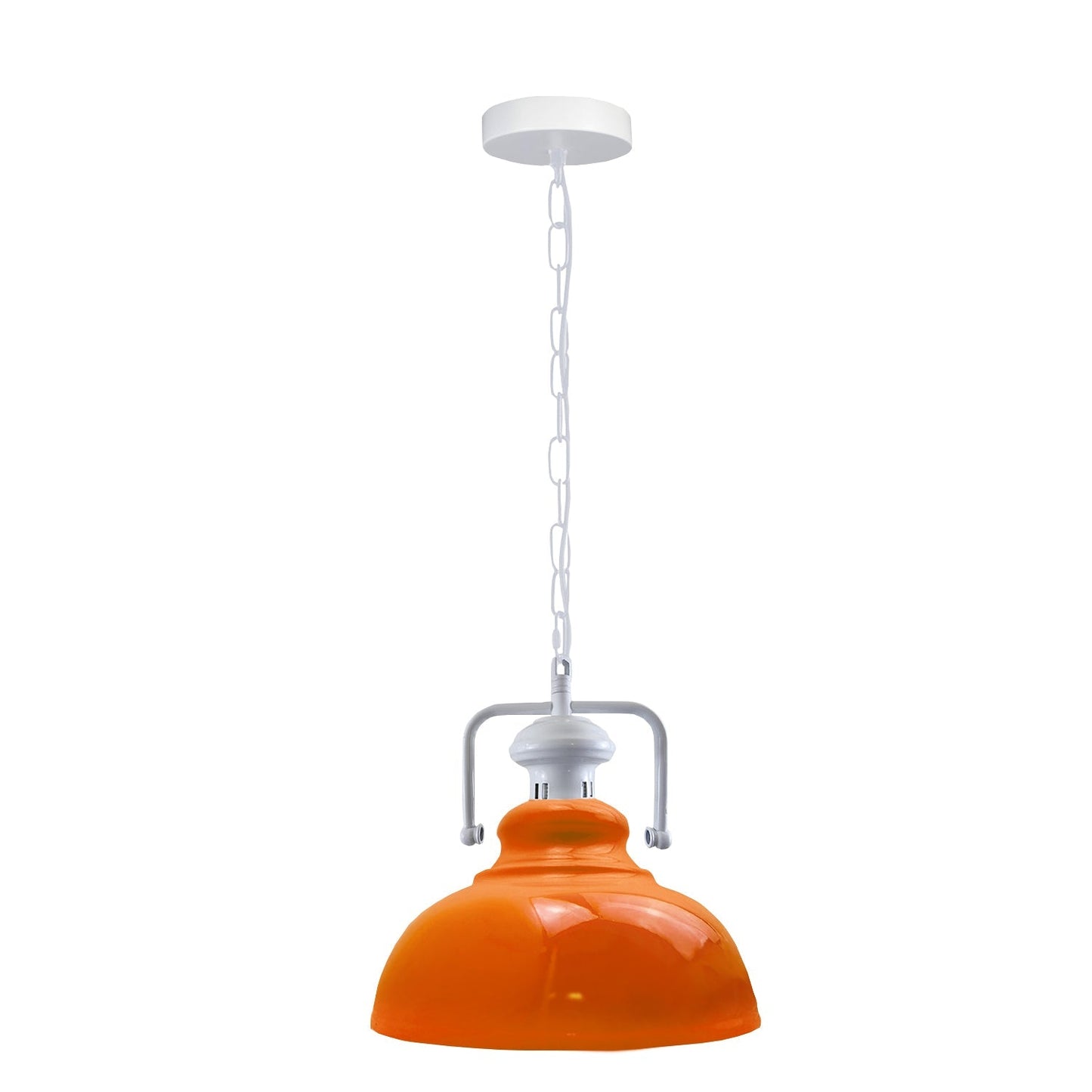 Pendant Barn Light with Chain Indoor Lighting Various Colours