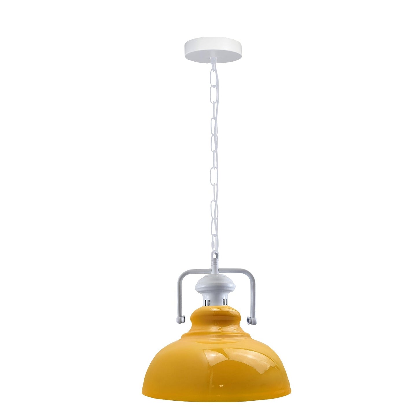 Pendant Barn Light with Chain Indoor Lighting Various Colours