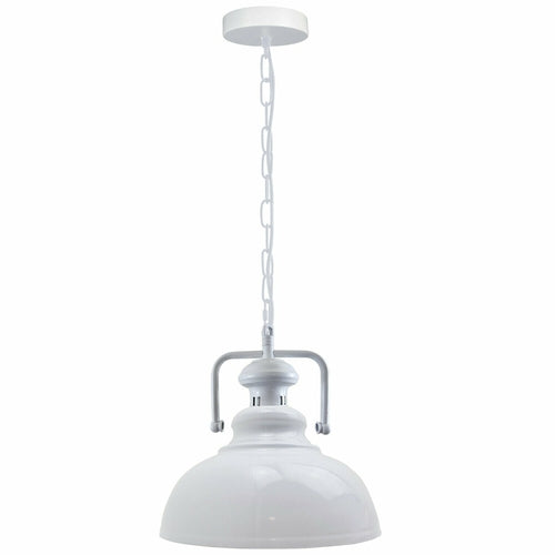 Pendant Barn Light with Chain Indoor Lighting Various Colours