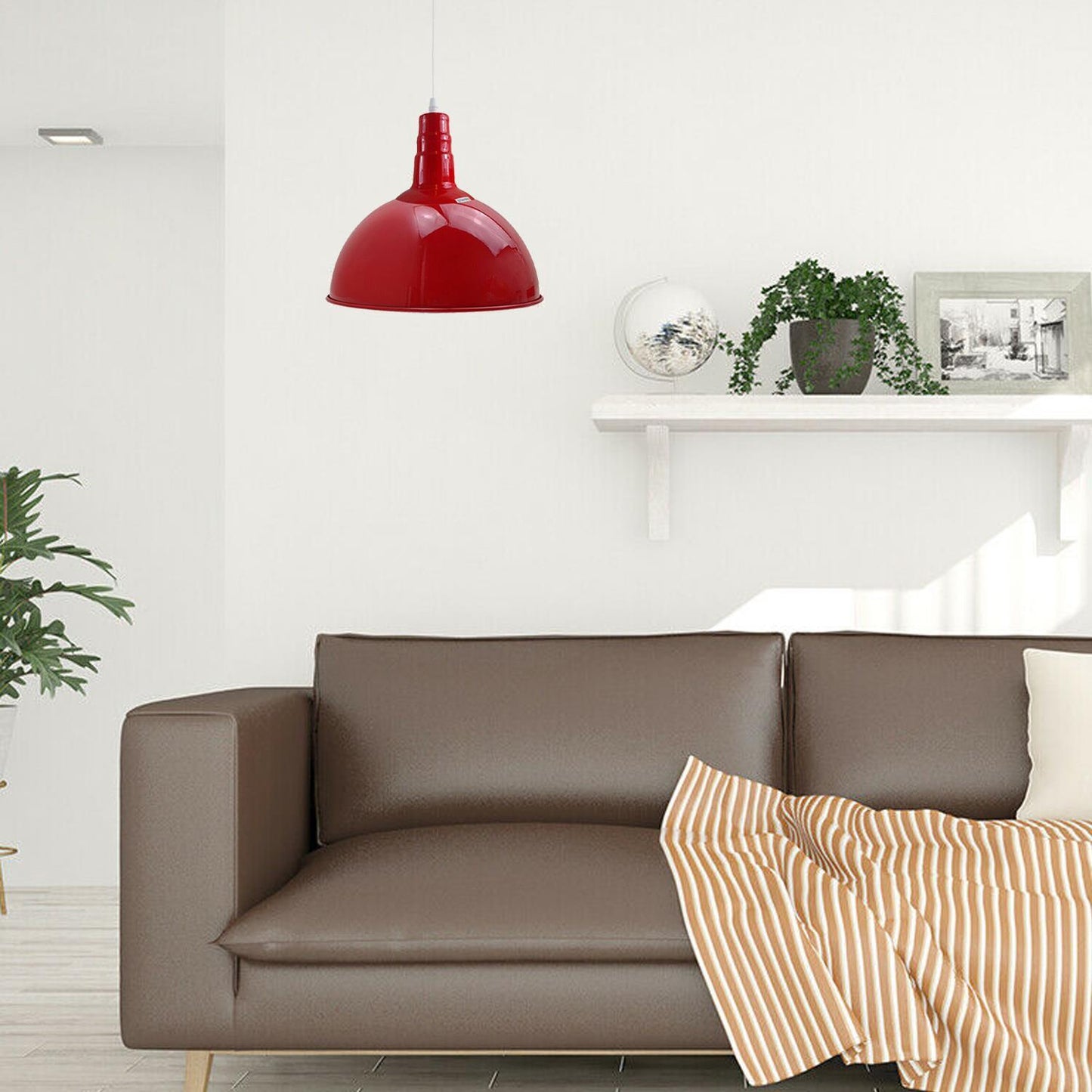 Red Retro shaped Pendant Light Shades