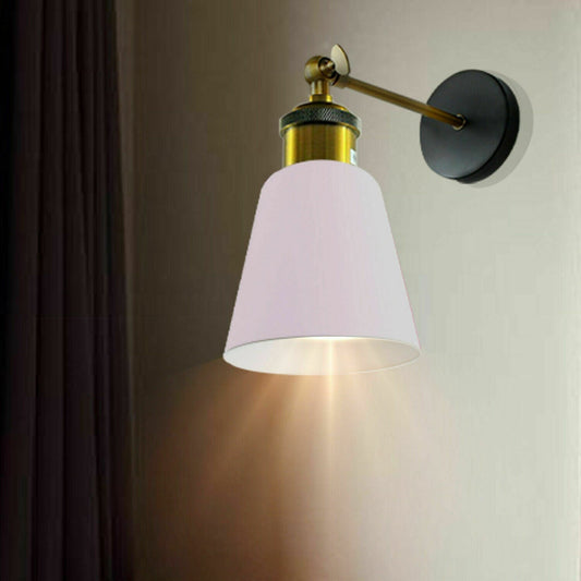 Industrial Vintage Modern Single White Wall Sconce Lamp