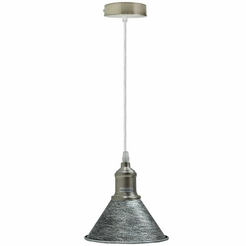 Modern Vintage Ceiling Pendant Light Cone Shade Shape Hanging Light