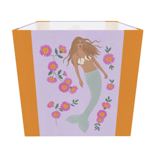 Senara Sun Pearl Coral Square Lampshade