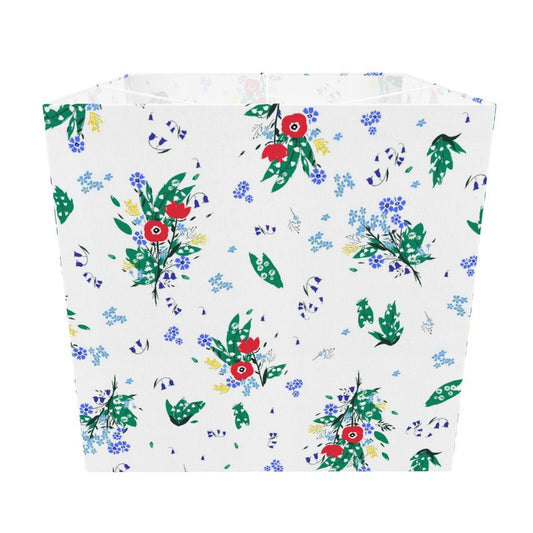 Flora Day Pearl Floral Square Lampshade