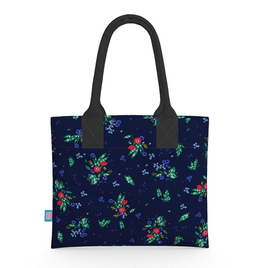 Midnight Meadow Neoprene Handbag