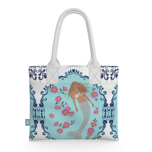 Senara Sea Whisper Modern Mermaid Neoprene Handbag