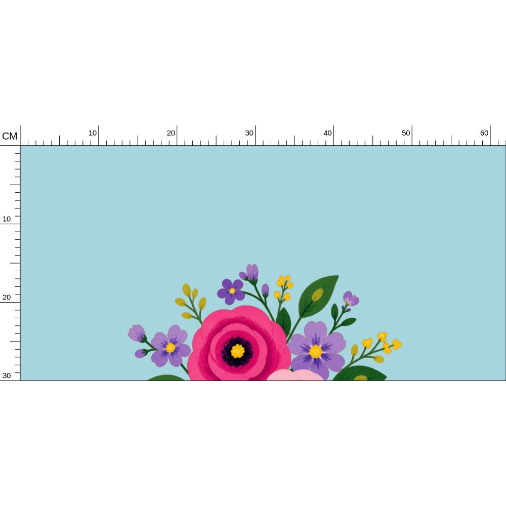 Posy Riot - Statement Wallpaper - Rose Eleanor - Opal