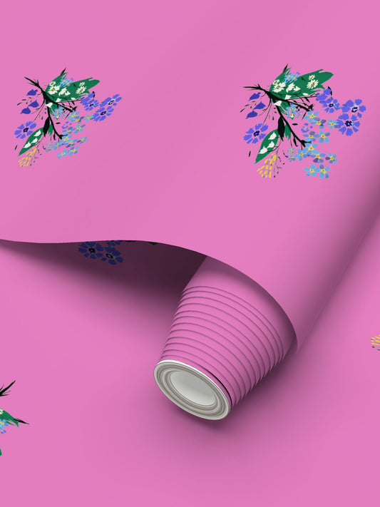 Posy Riot Wallpaper - Eva May - Pink Pop
