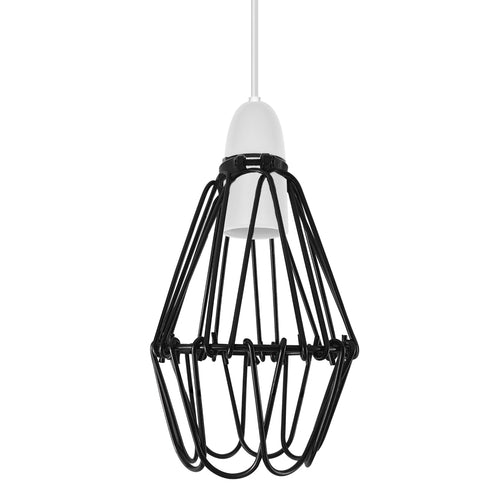 Industrial Water Lily Iron Wire Cage Lampshade