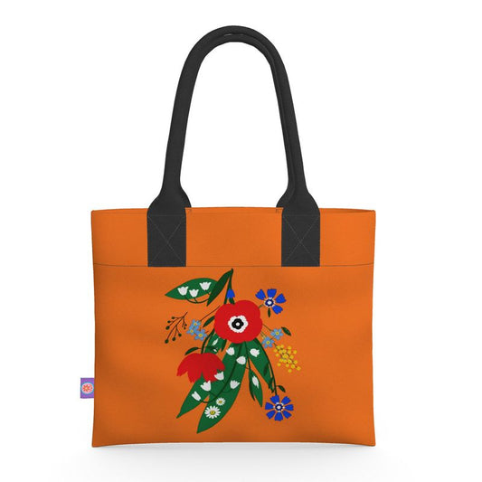 Posy Riot - Poppy Ardevora - Hot Orange - Neoprene Handbag