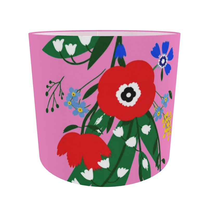 Posy Riot - Poppy Ardevora - Lampshade - Bold - Pink Pop