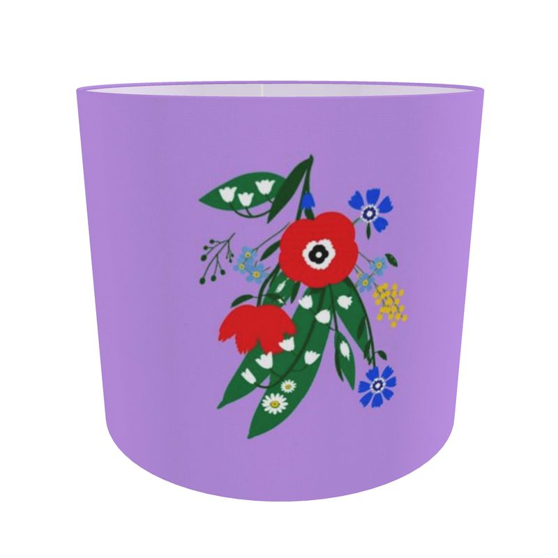 Posy Riot - Poppy Ardevora - Lampshade - Lush Lilac
