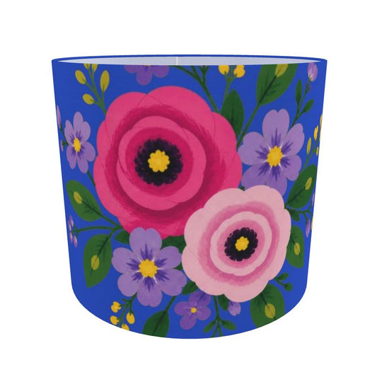 Posy Riot - Rose Eleanor - Lampshade - Bold - Sapphire