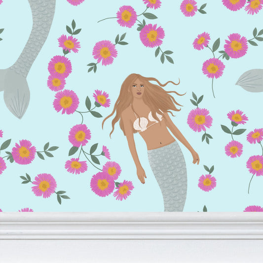 Senara - Sea Cloud - Statement Mermaid Wallpaper