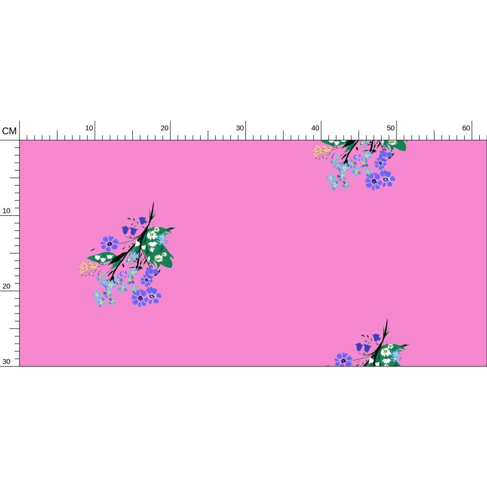 Posy Riot - Eva May - Signature Wallpaper - Pink Pop
