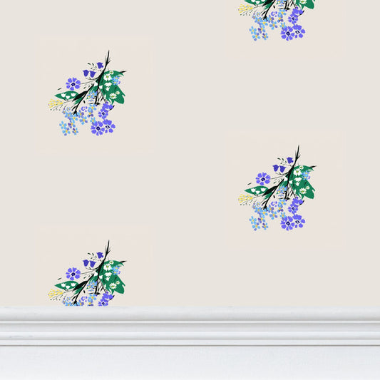Posy Riot - Eva May - Signature Wallpaper - Stone