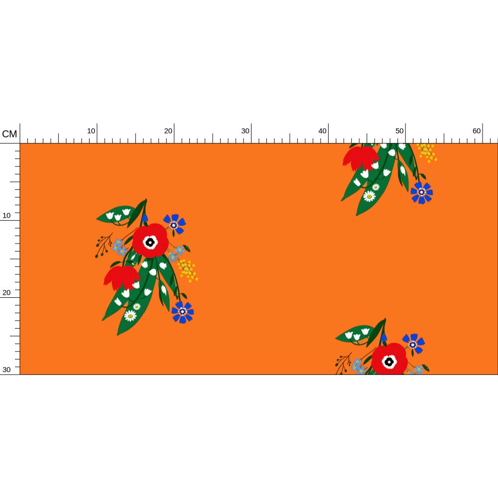 Posy Riot - Poppy Ardevora - Signature Wallpaper - Sunset