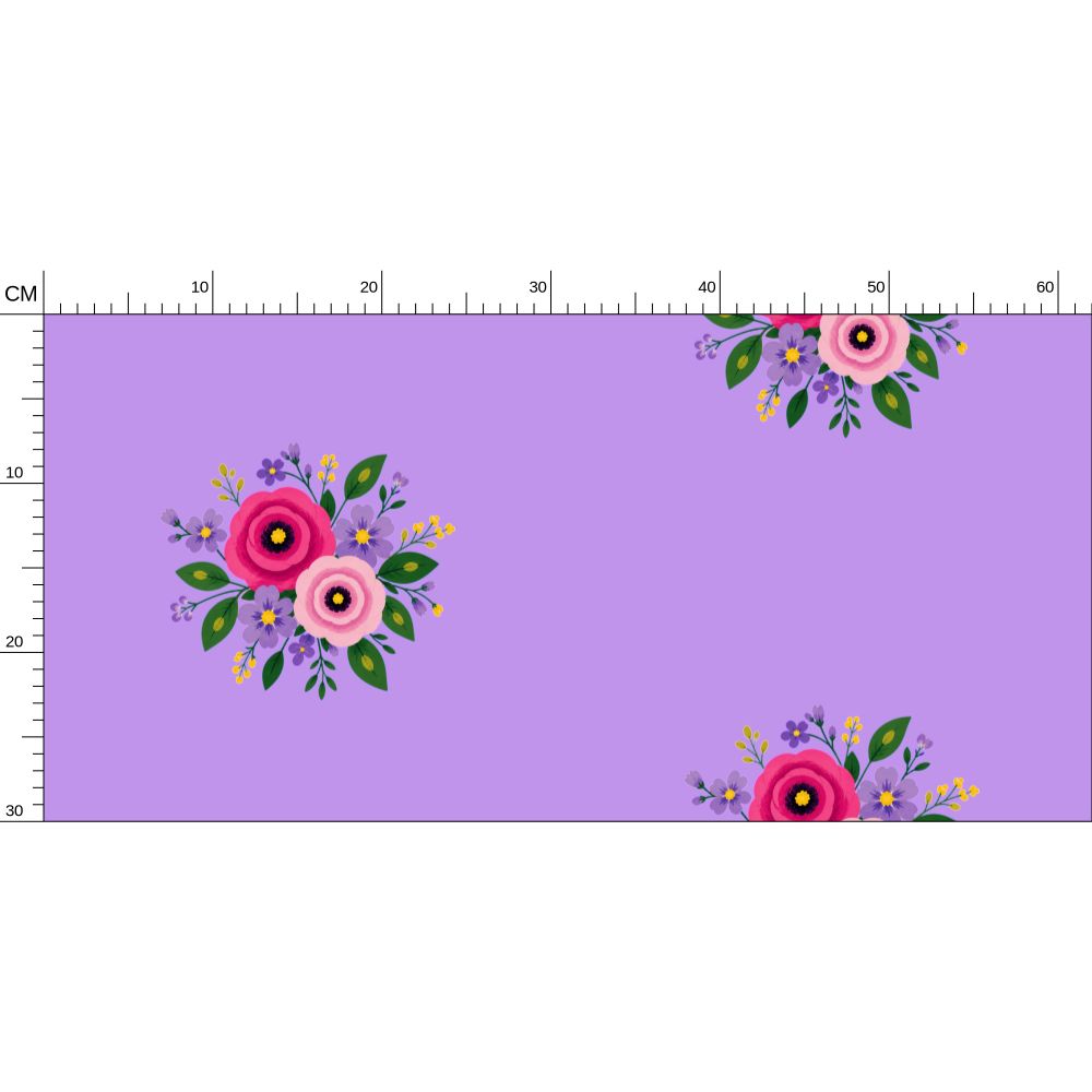 Posy Riot - Rose Eleanor - Signature Wallpaper - Lush Lilac