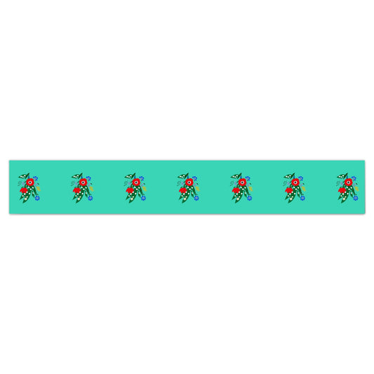 Posy Riot - Poppy Ardevora - Wallpaper Border - Hero Green