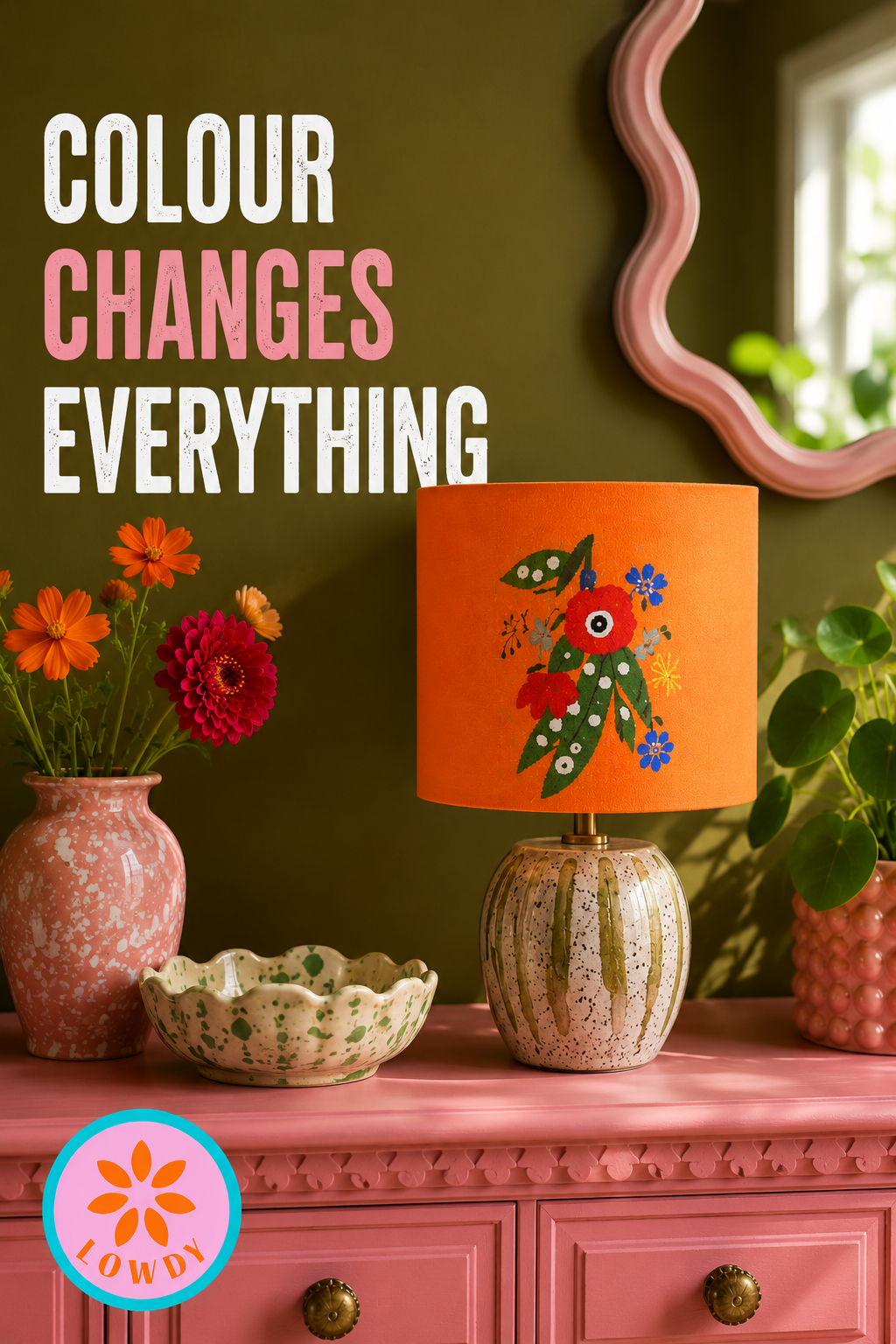 Posy Riot - Poppy Ardevora - Lampshade - Sunset