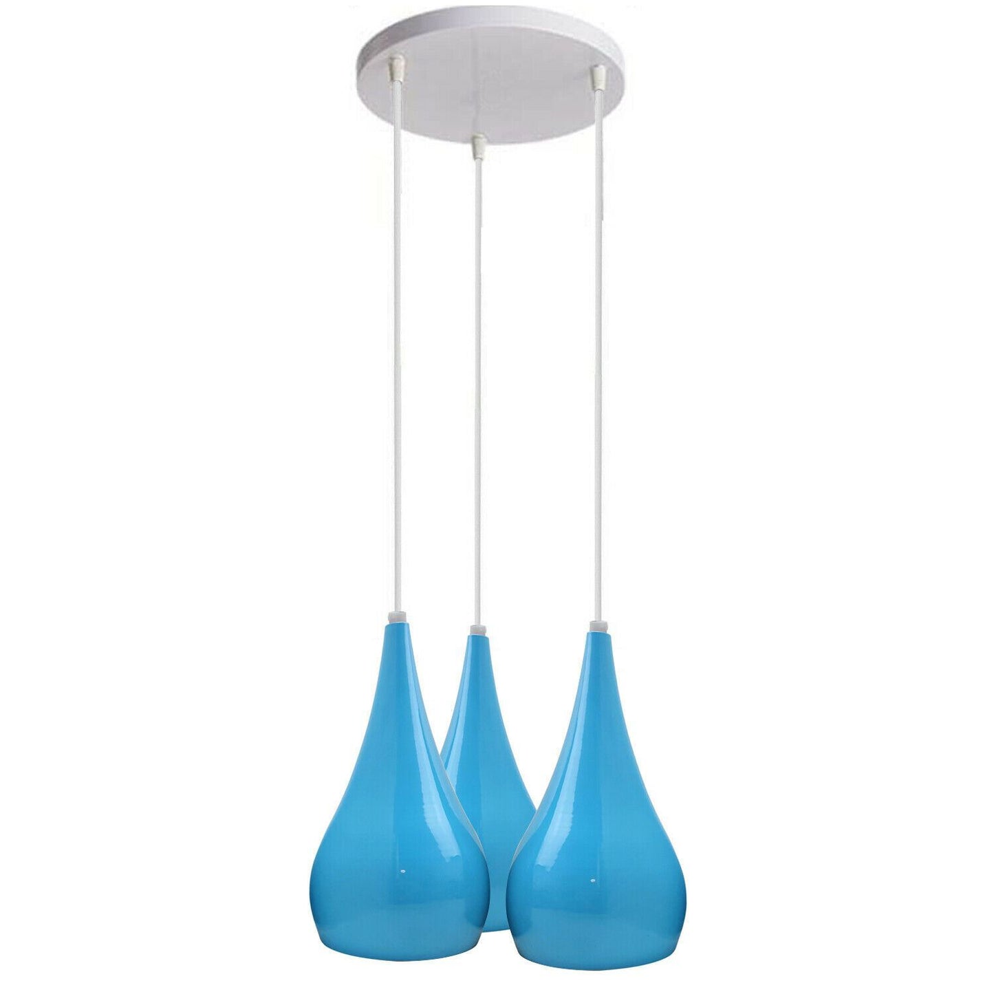 3 Head Cluster Pendant Light Hanging Ceiling Light Lamp Teardrop