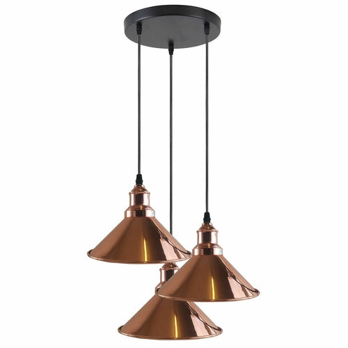3 Pendant Light Fixture Metal Colours