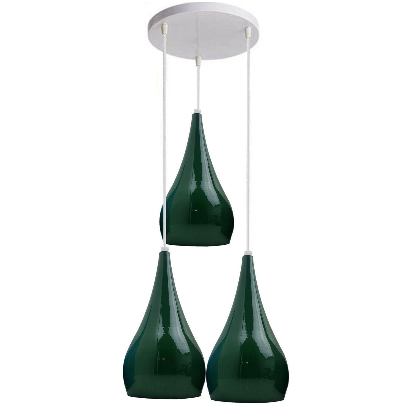 3 Head Cluster Pendant Light Hanging Ceiling Light Lamp Teardrop