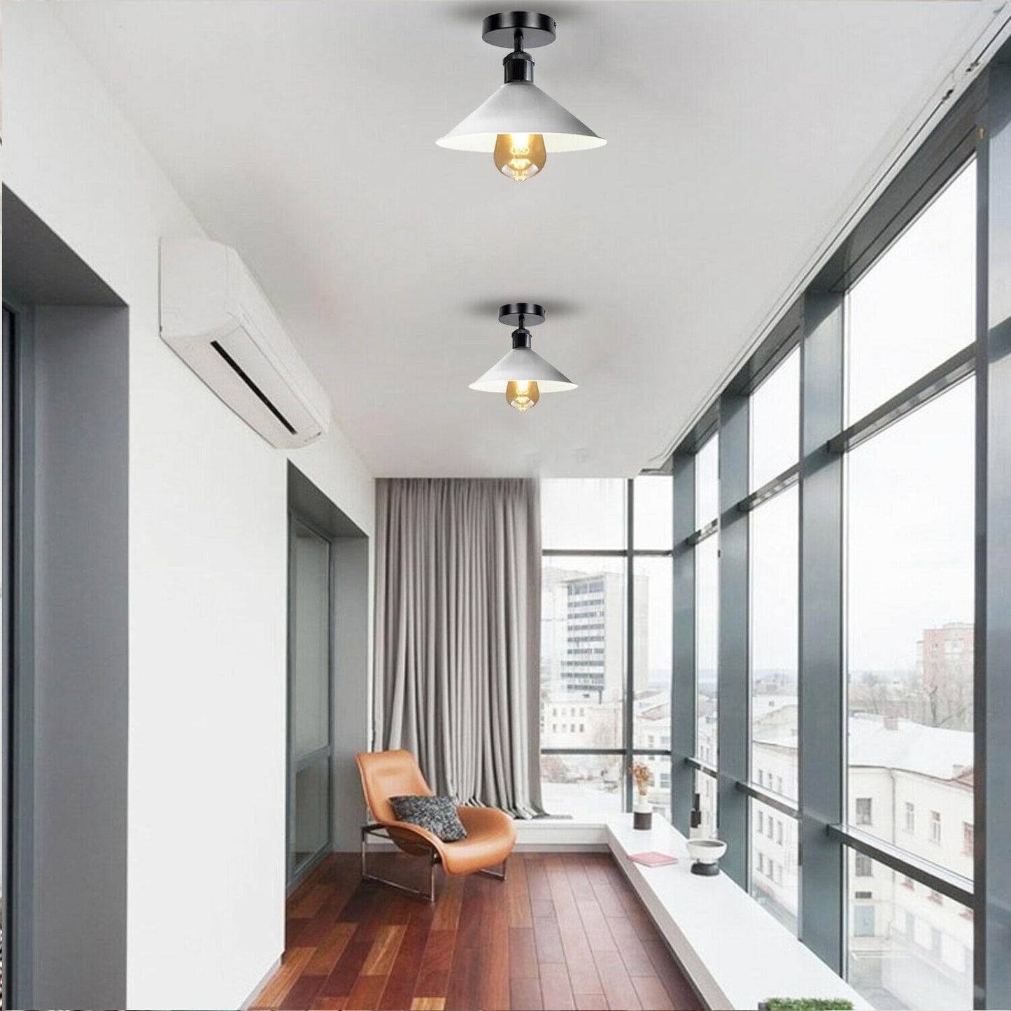 Ario – Industrial Metal Shade Lighting for Modern Living Rooms