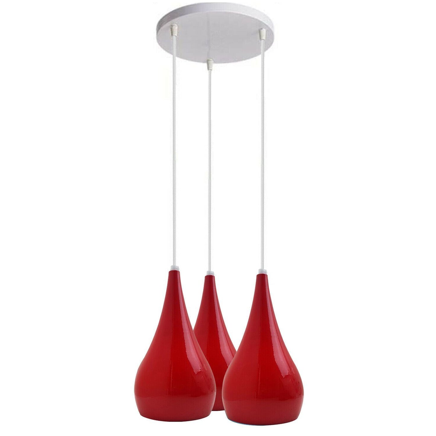 3 Head Cluster Pendant Light Hanging Ceiling Light Lamp Teardrop