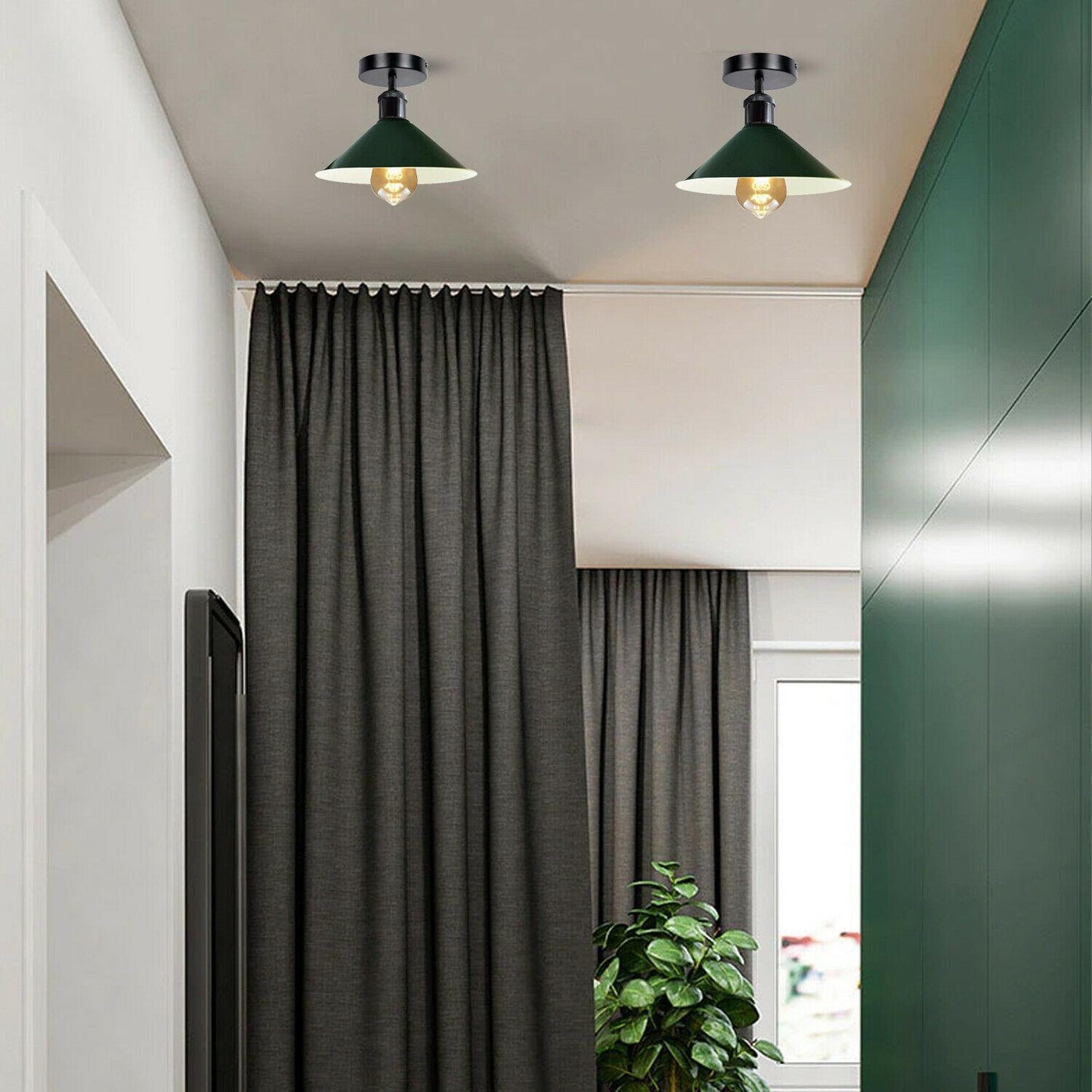 Ario – Industrial Metal Shade Lighting for Modern Living Rooms