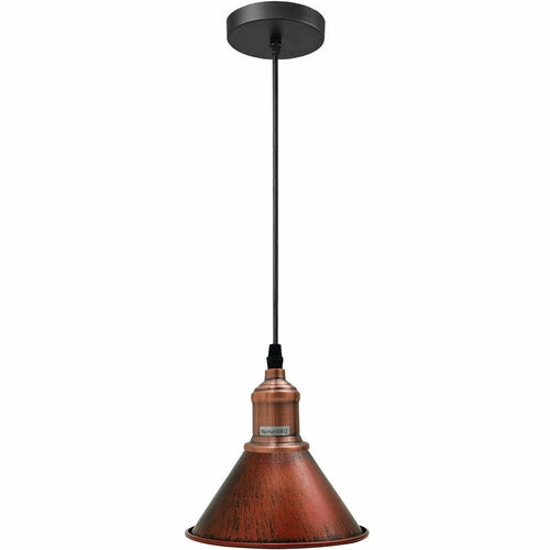 Modern Vintage Ceiling Pendant Light Cone Shade Shape Hanging Light