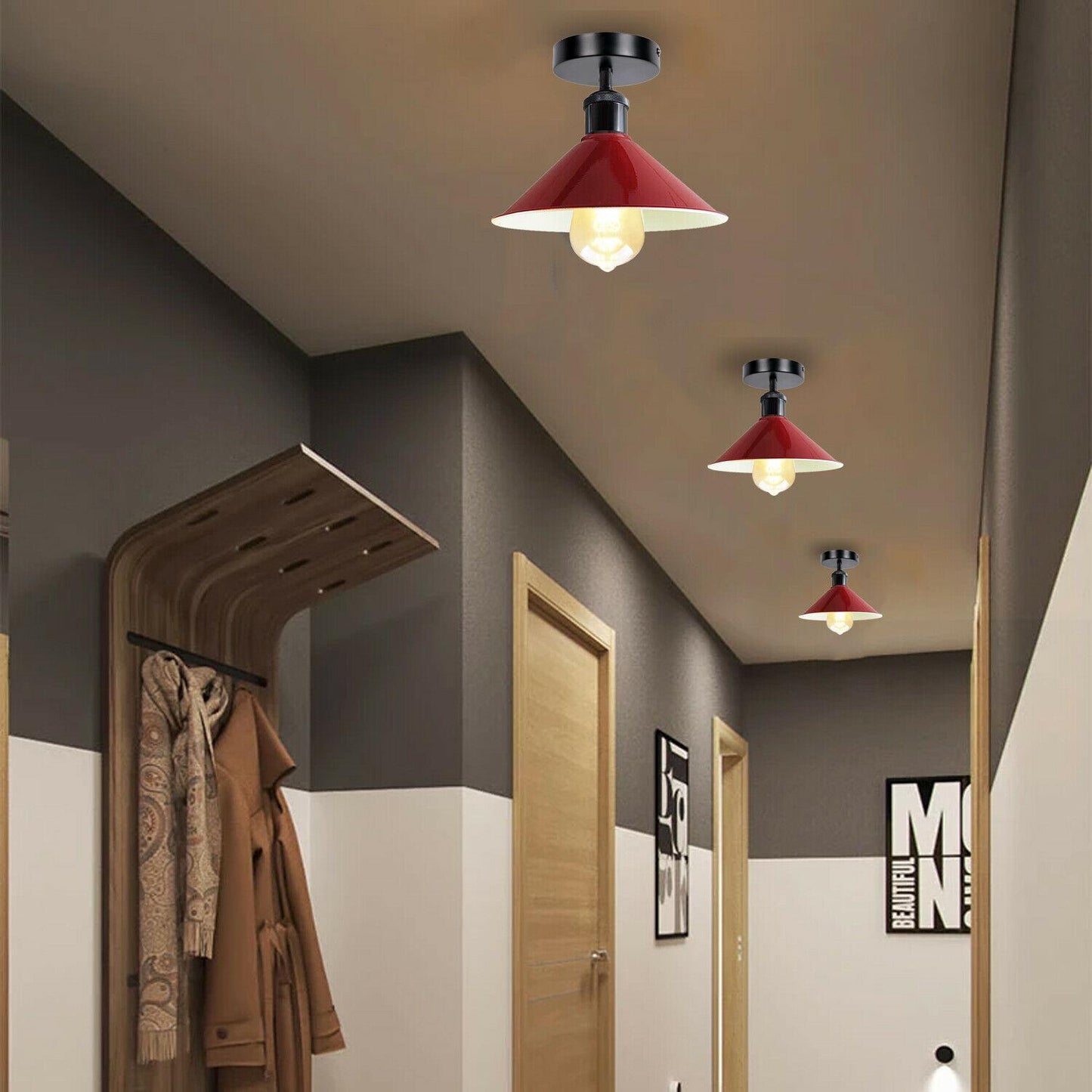 Ario – Industrial Metal Shade Lighting for Modern Living Rooms