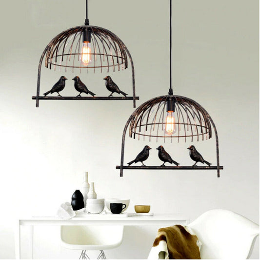Bird Cage Ceiling Light With FREE Bulb