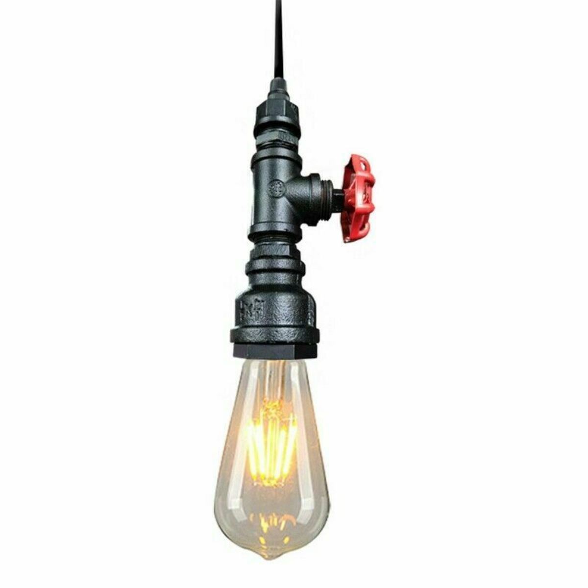 Ceiling Water Pipe Light E27 Loft Light