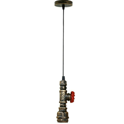 Ceiling Water Pipe Light E27 Loft Light