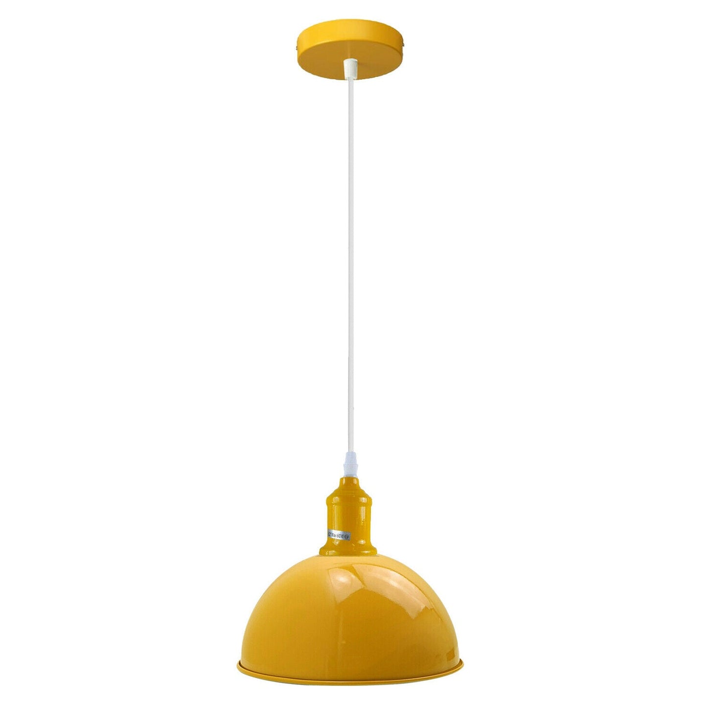Modern Italian Yellow Chandelier Vintage Pendant Shade