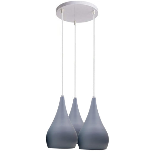 3 Head Cluster Pendant Light Hanging Ceiling Light Lamp Teardrop